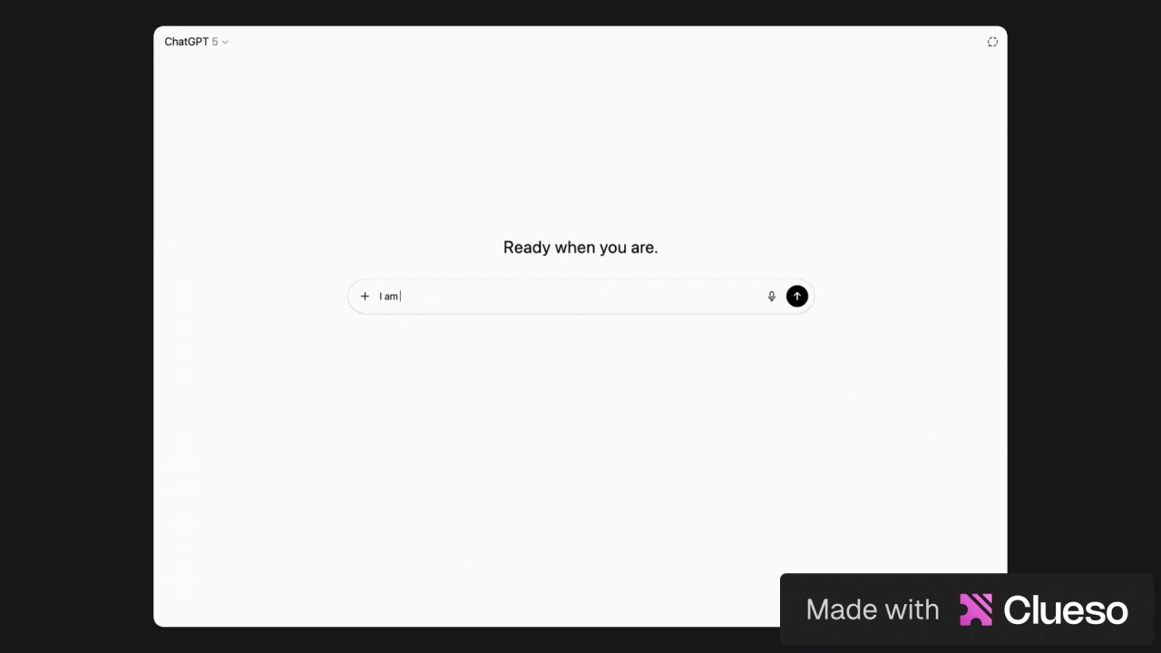 Screen recording gif of input